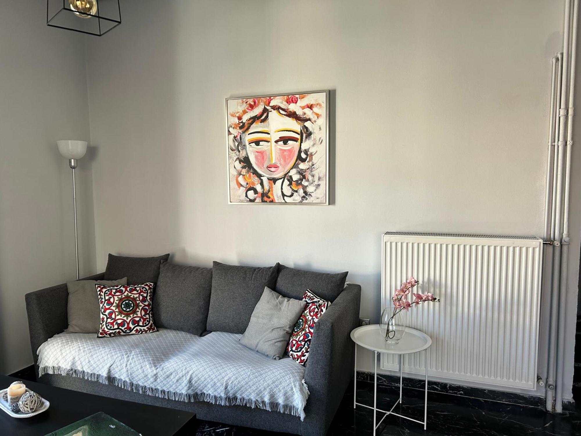 Beautiful Apartment Next To Metro Station Athen Exterior foto